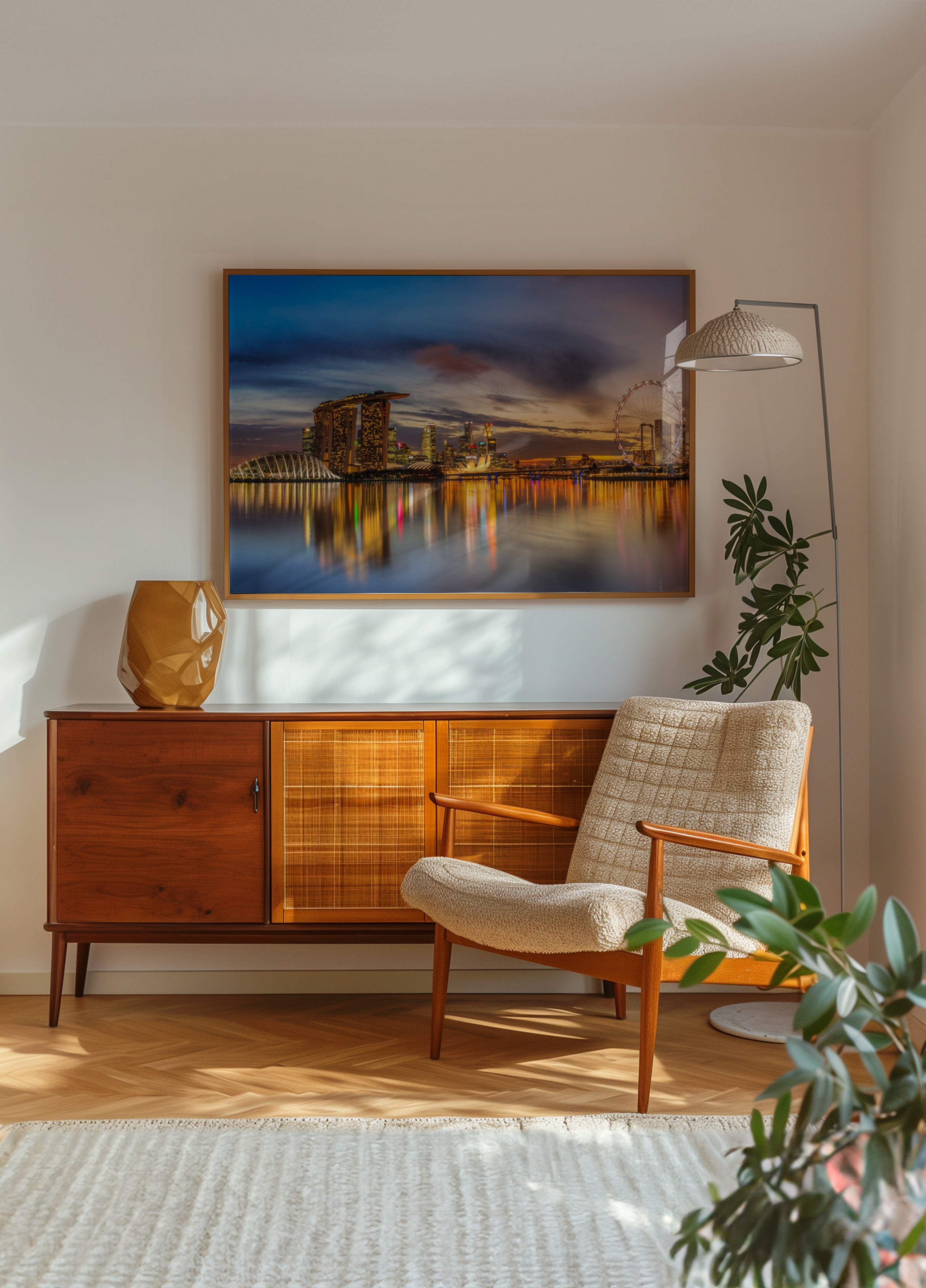 Marina Bay Dämmerungsglühen