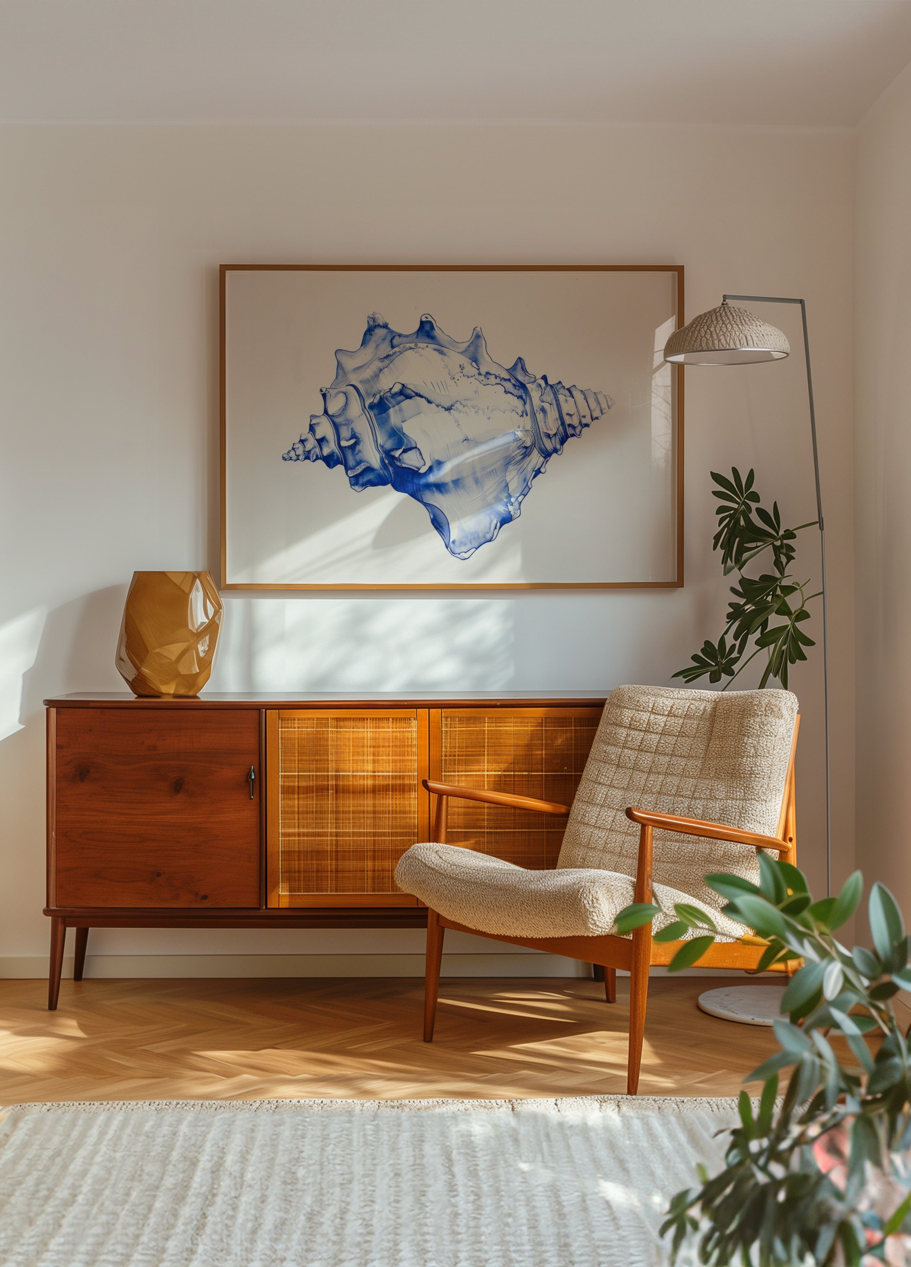 Blaue Muschelharmonie