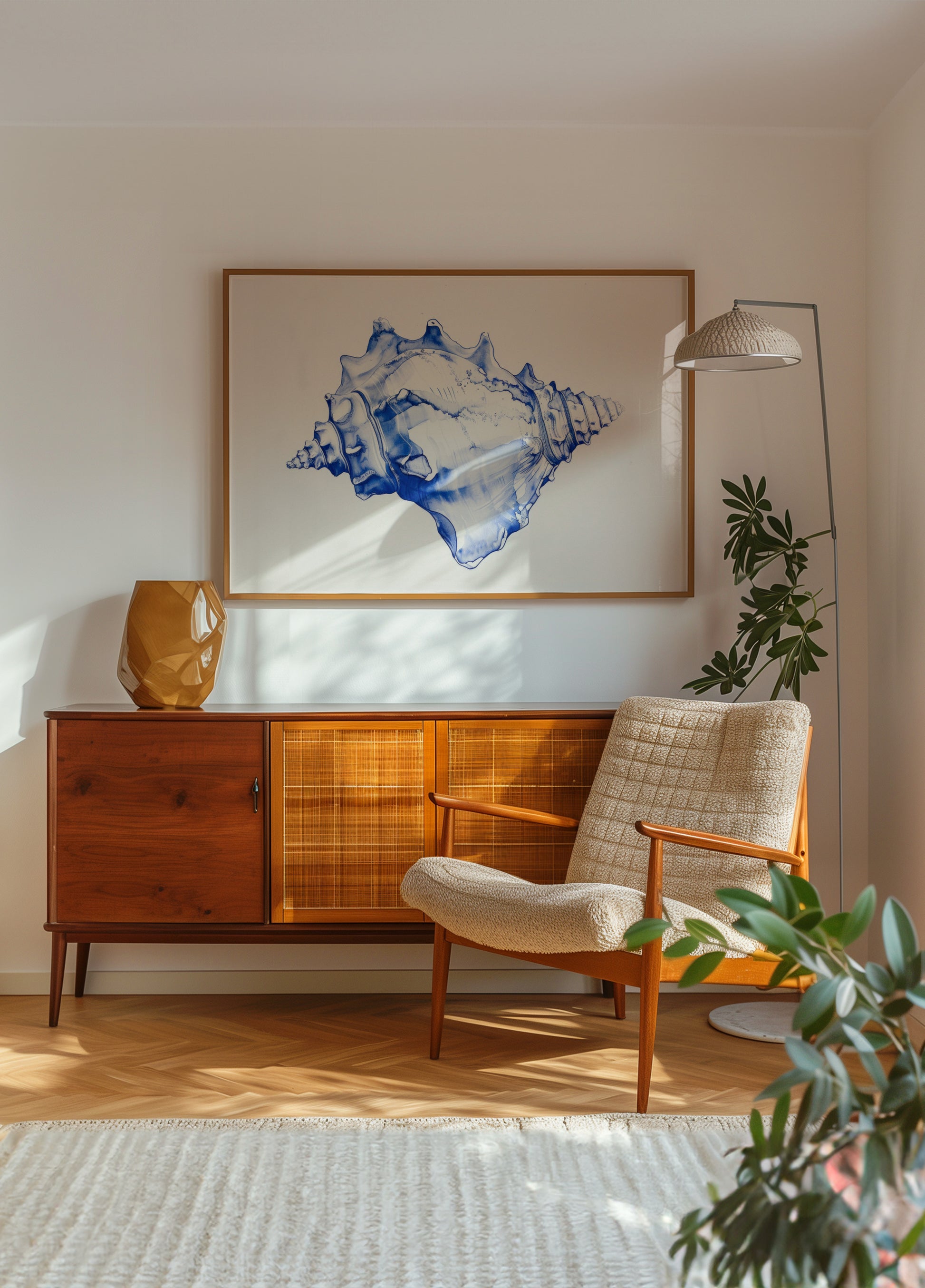 Blaue Muschelharmonie