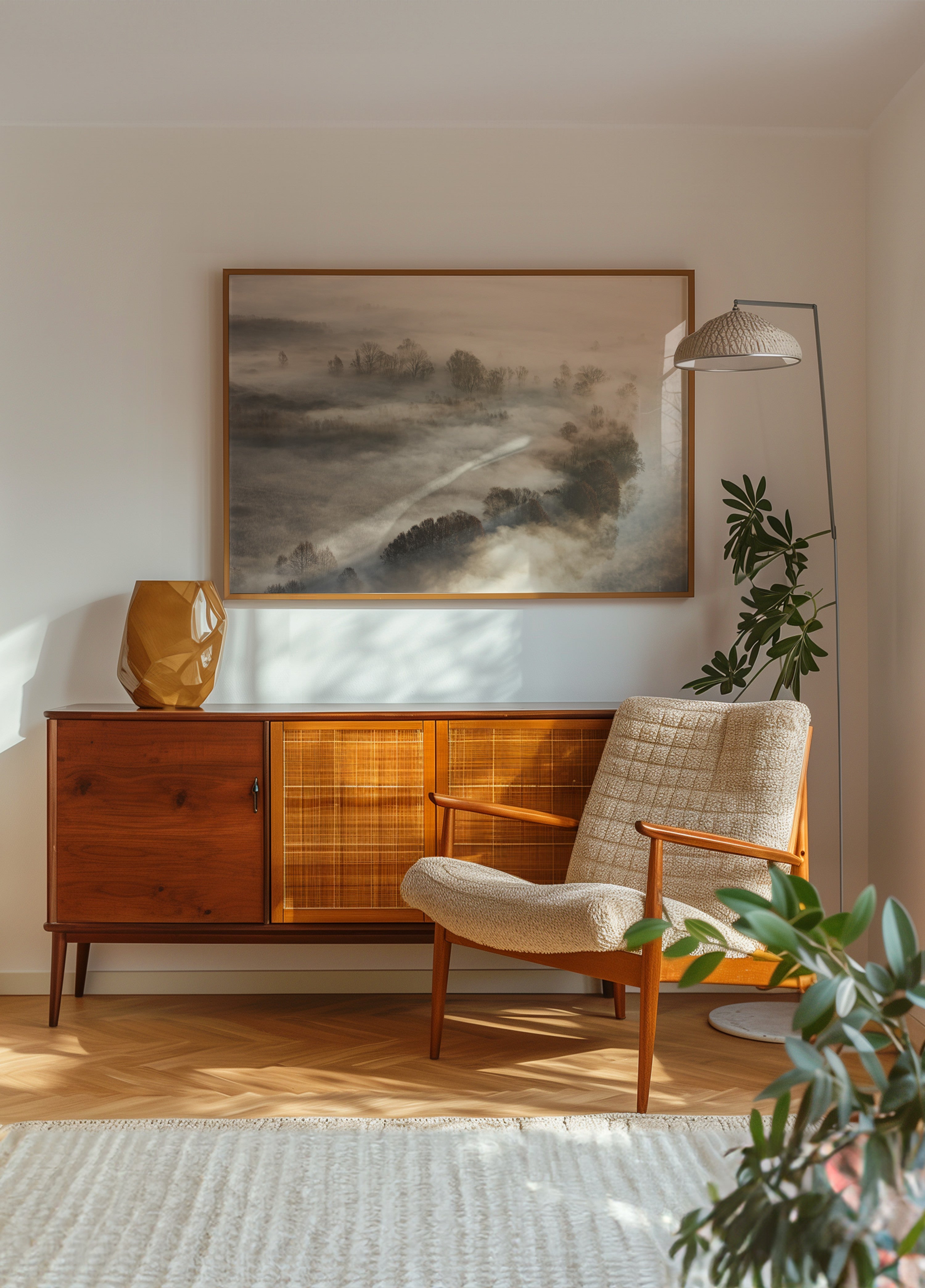 Goldene Nebelbäume