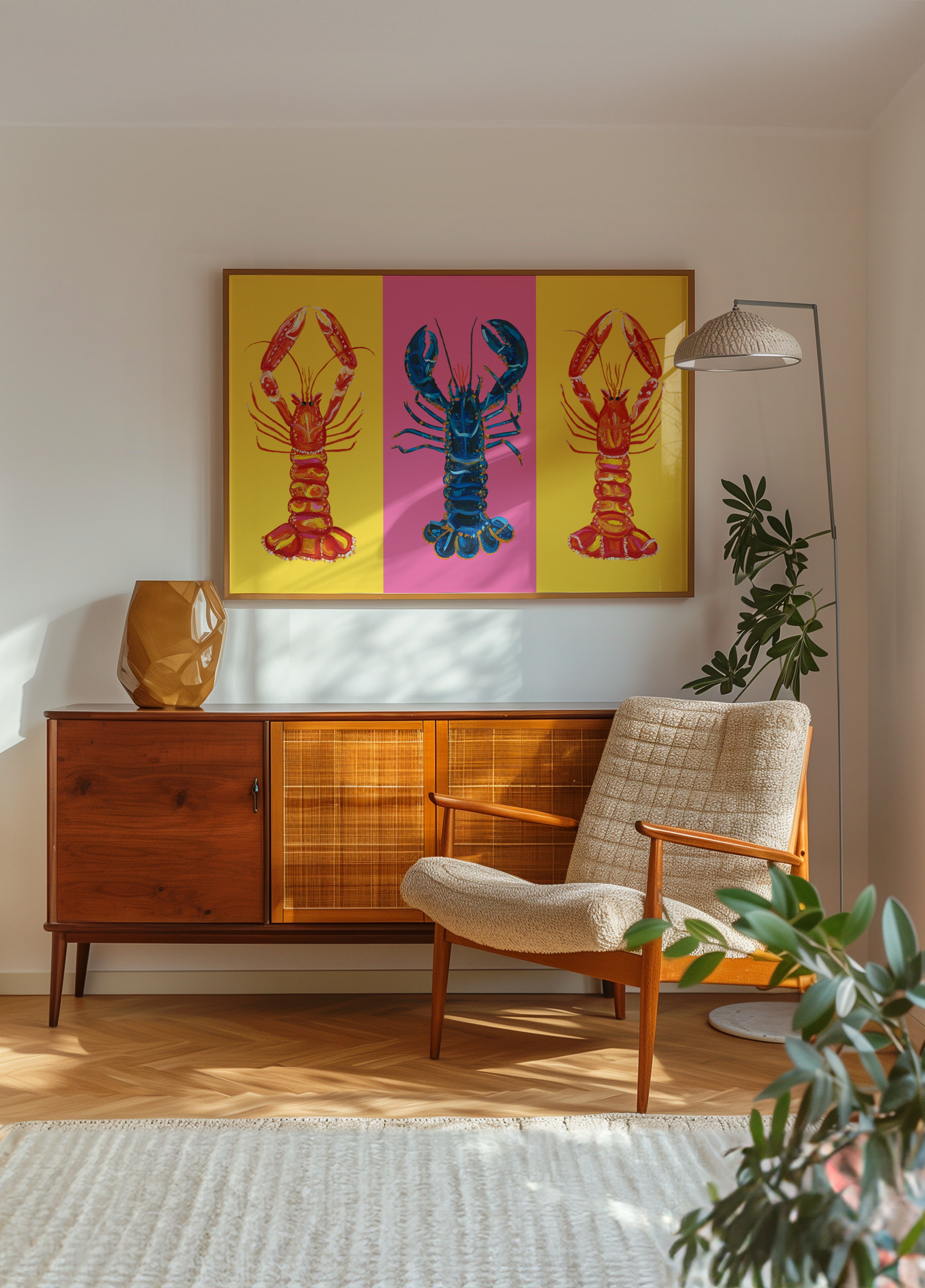 Hummer-Langustinen-Pop-Art 2