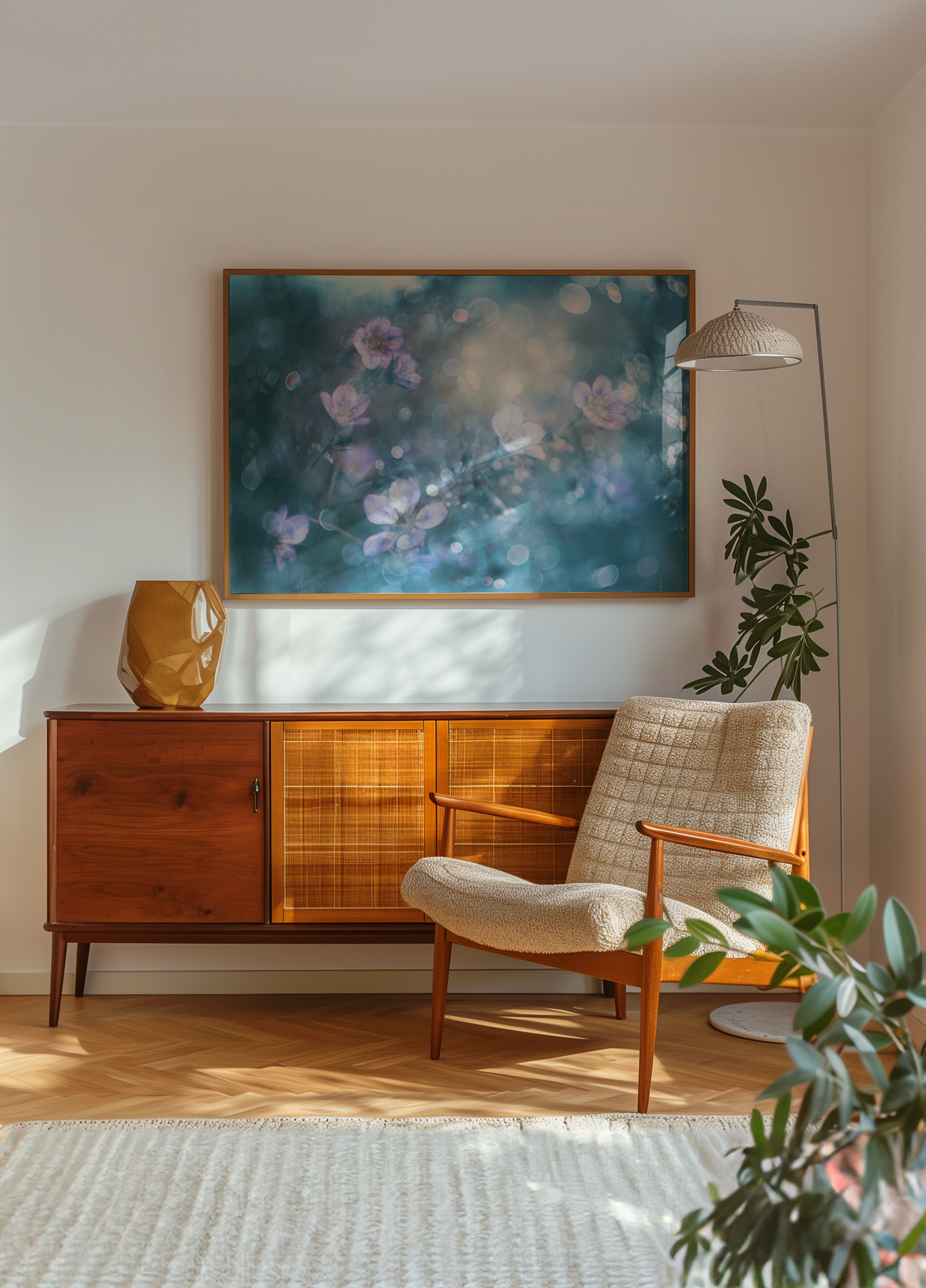 Verträumte Bokeh-Blumen