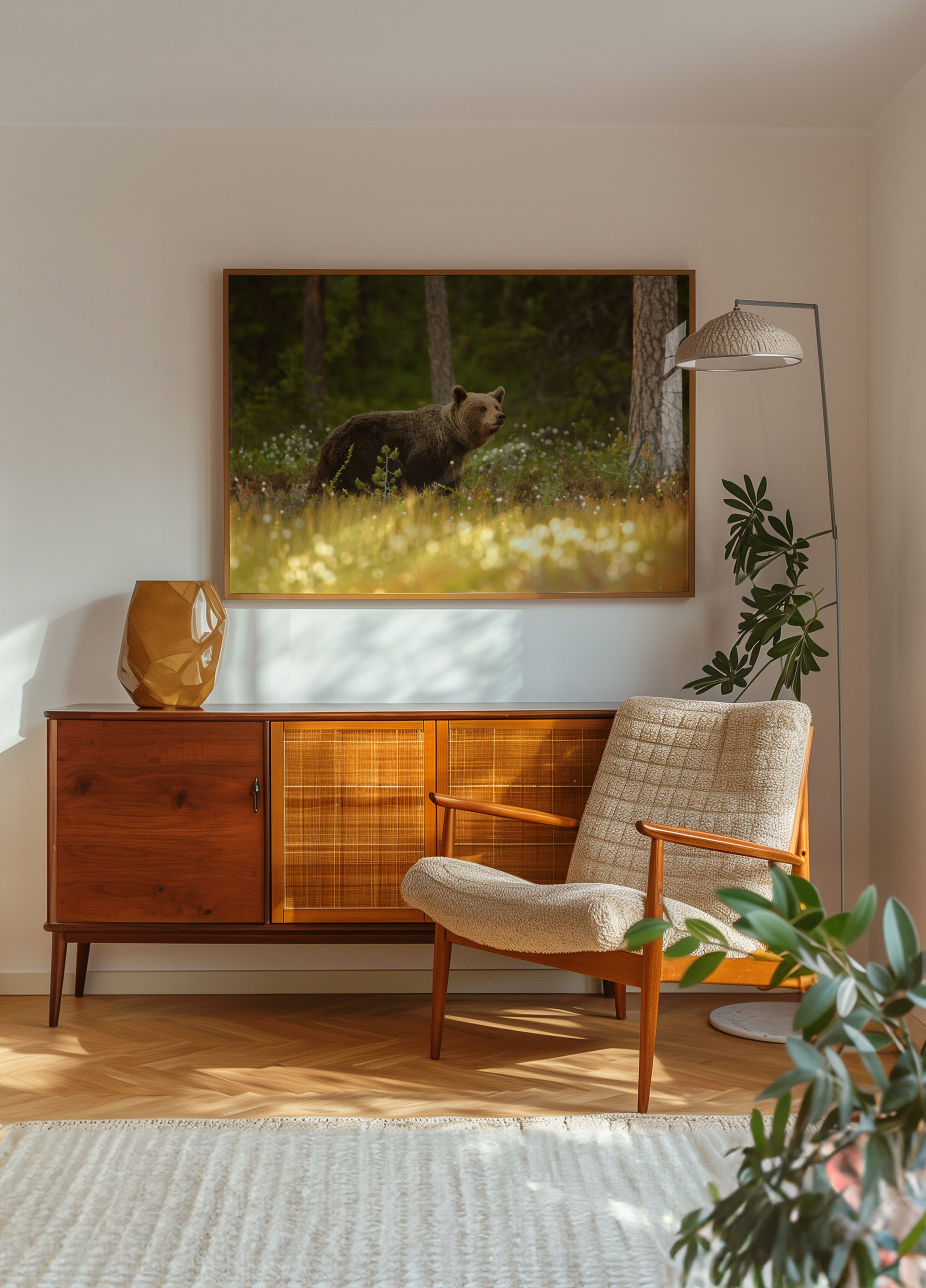 Braunbär im Wald