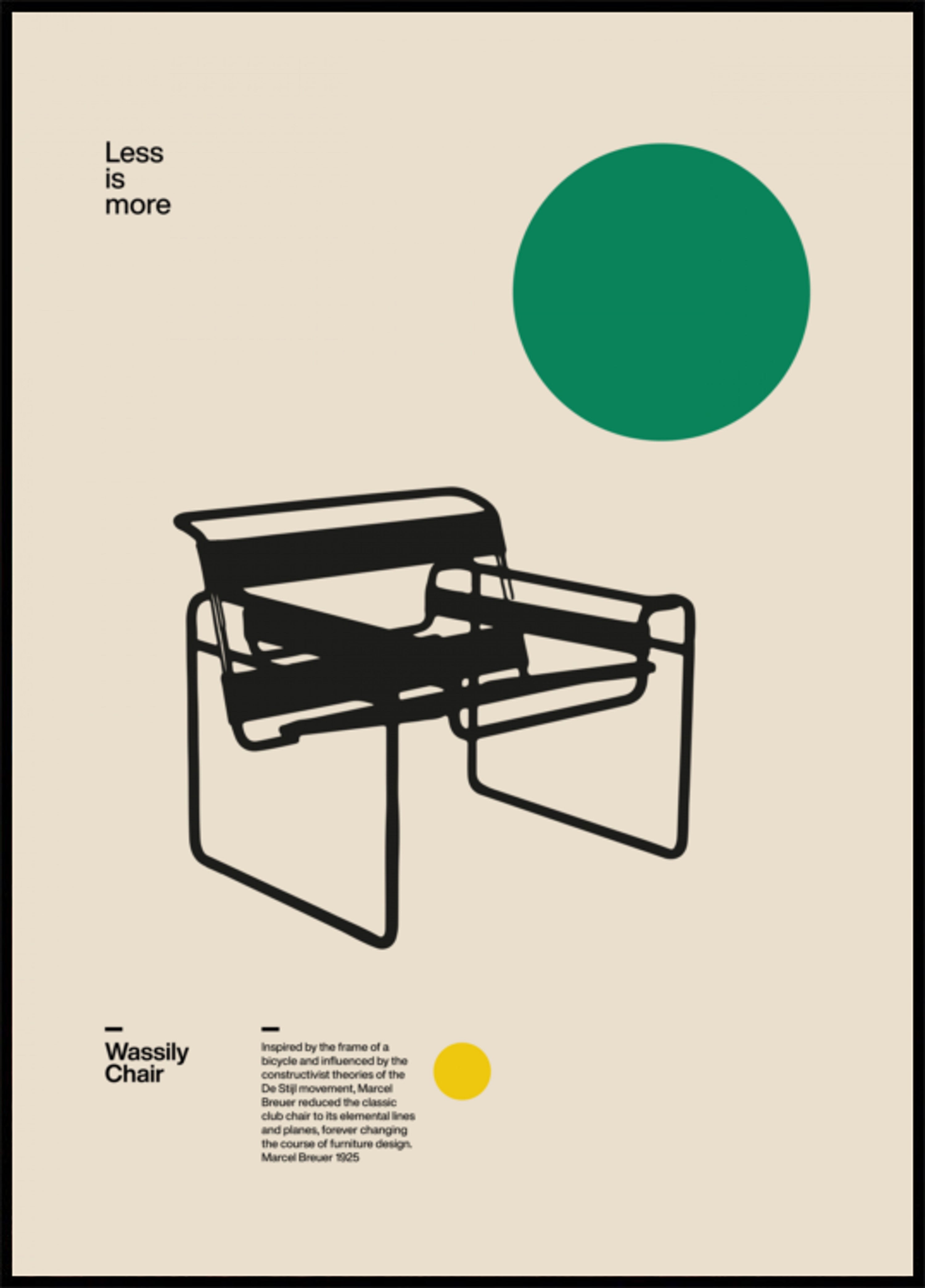 Bauhaus-Designstuhl