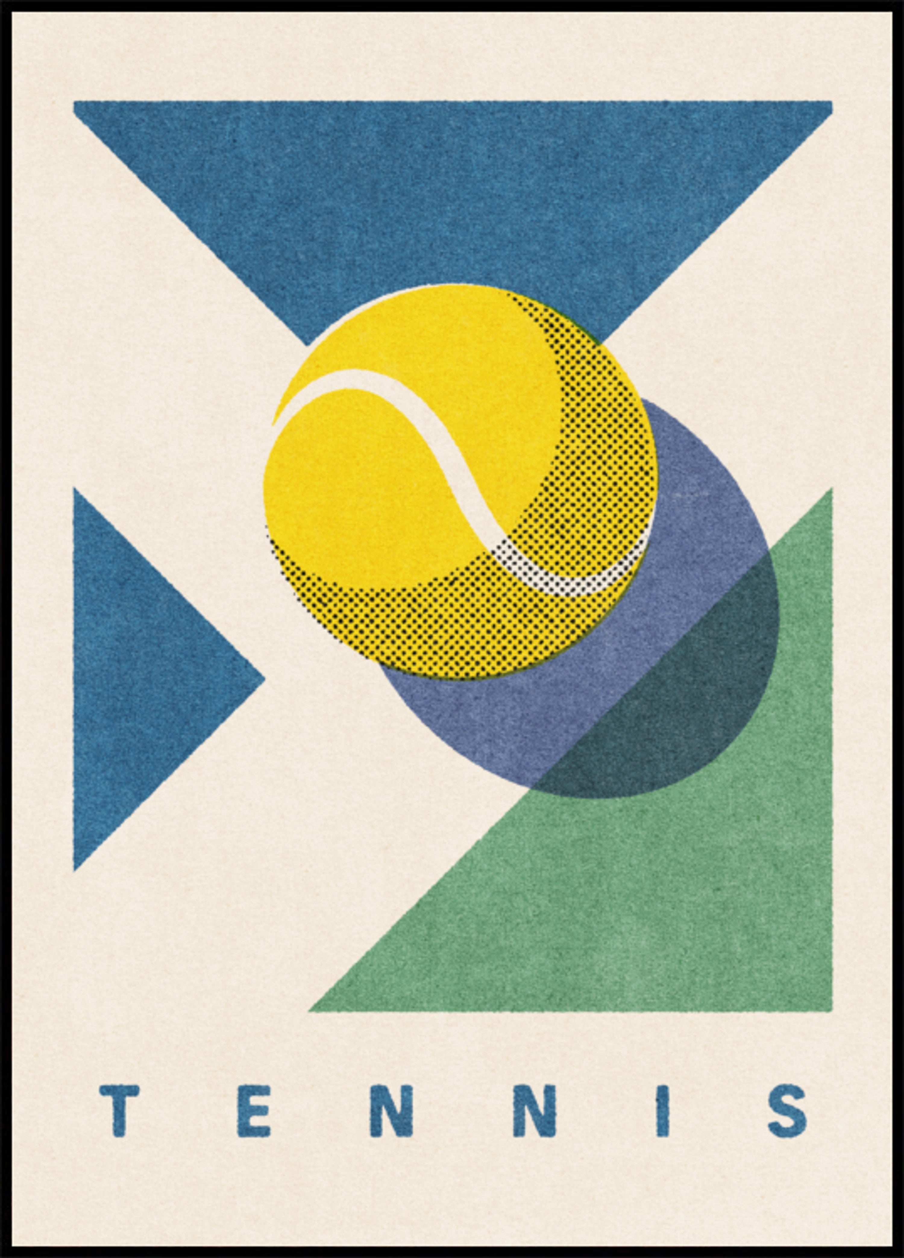 Geometrischer Tennisball