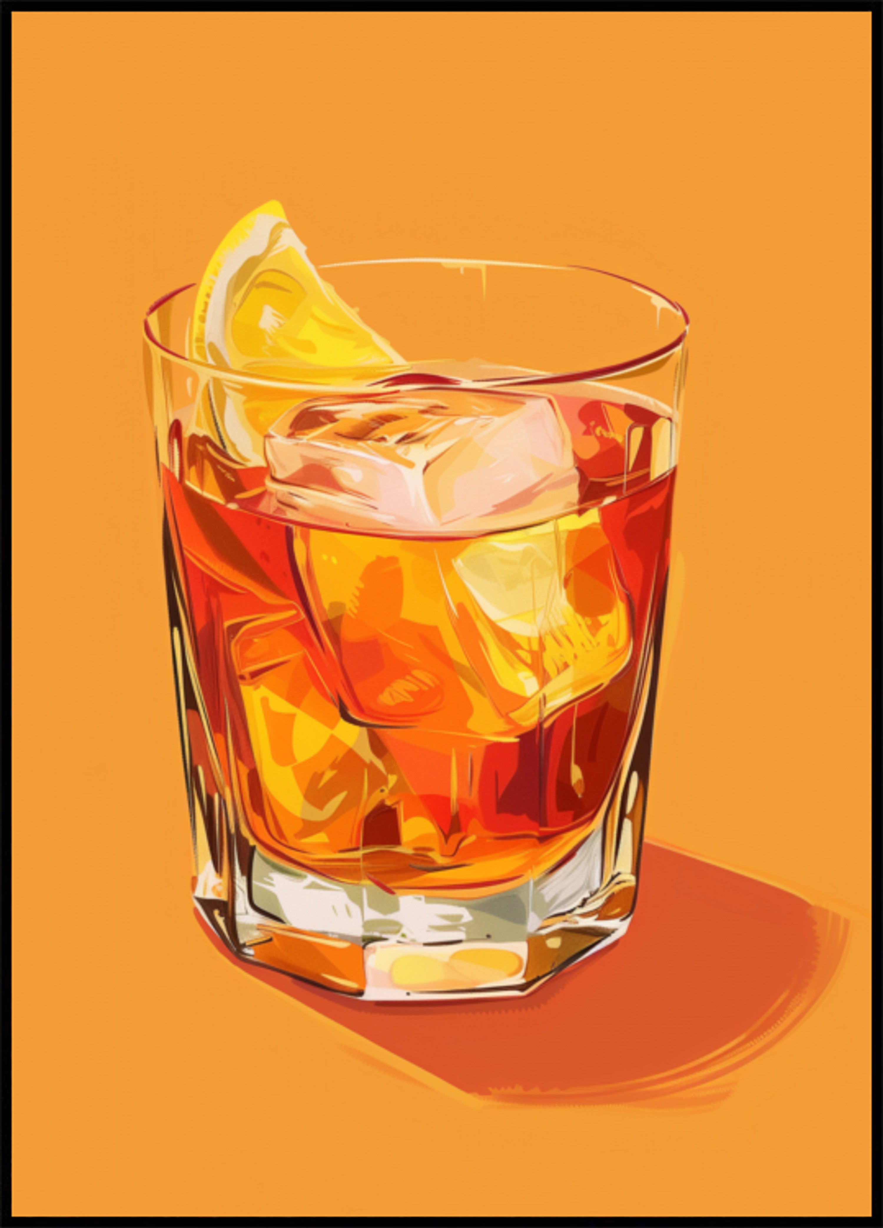 Erfrischender Orangencocktail