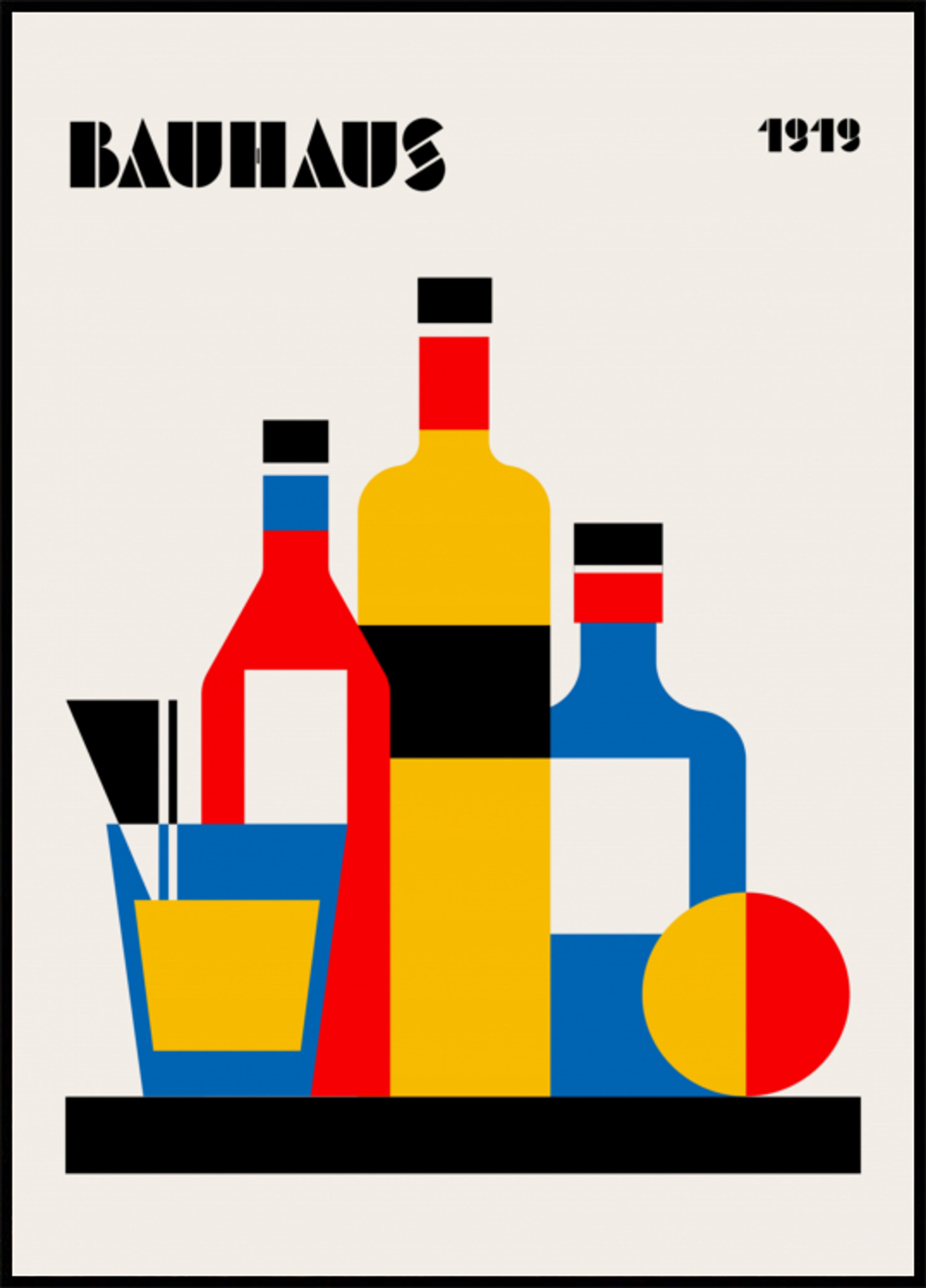 Geometrisches Bauhaus-Stillleben