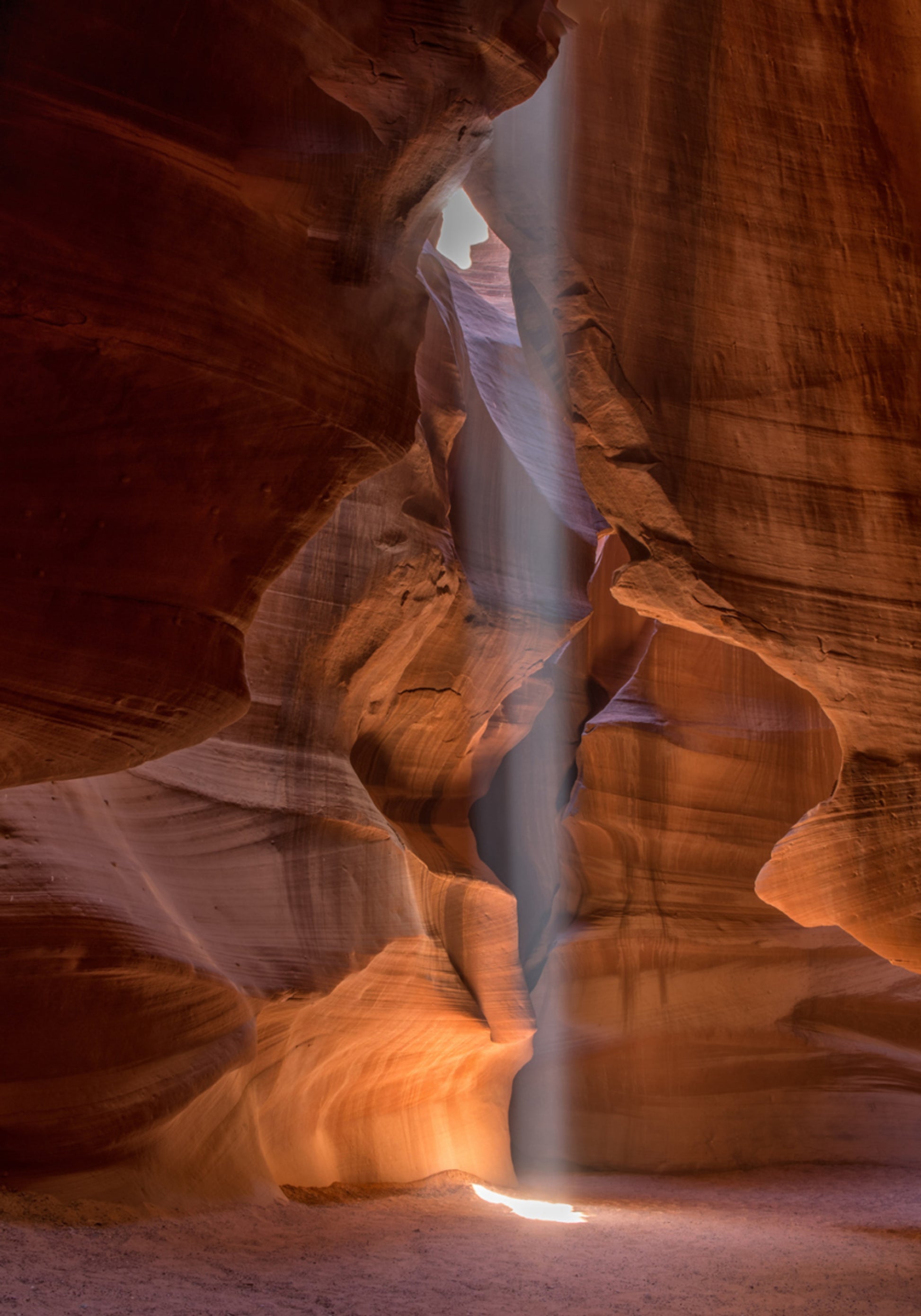 Sonnenstrahl im Castle Canyon