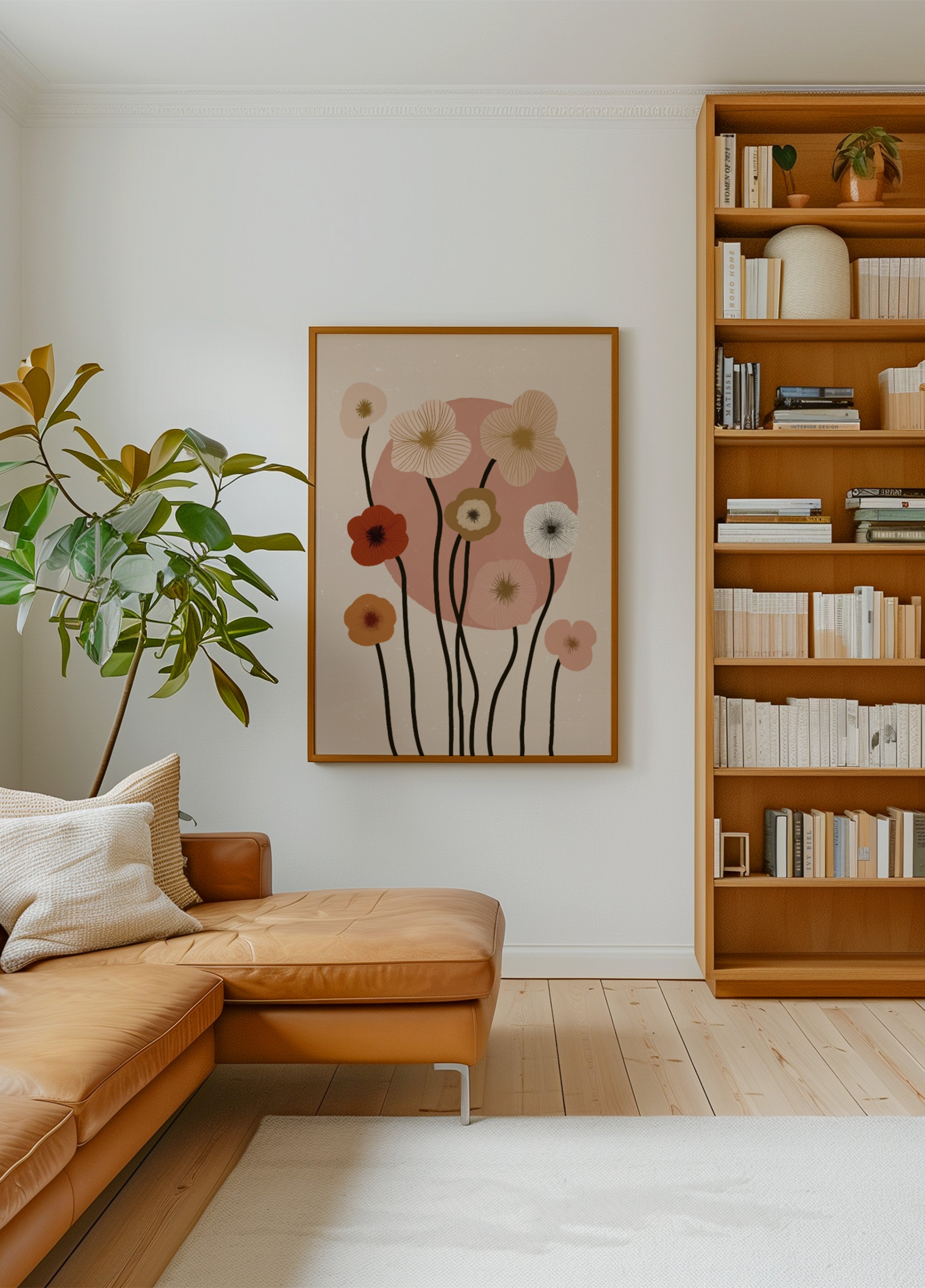 Boho Blumensonnenuntergang