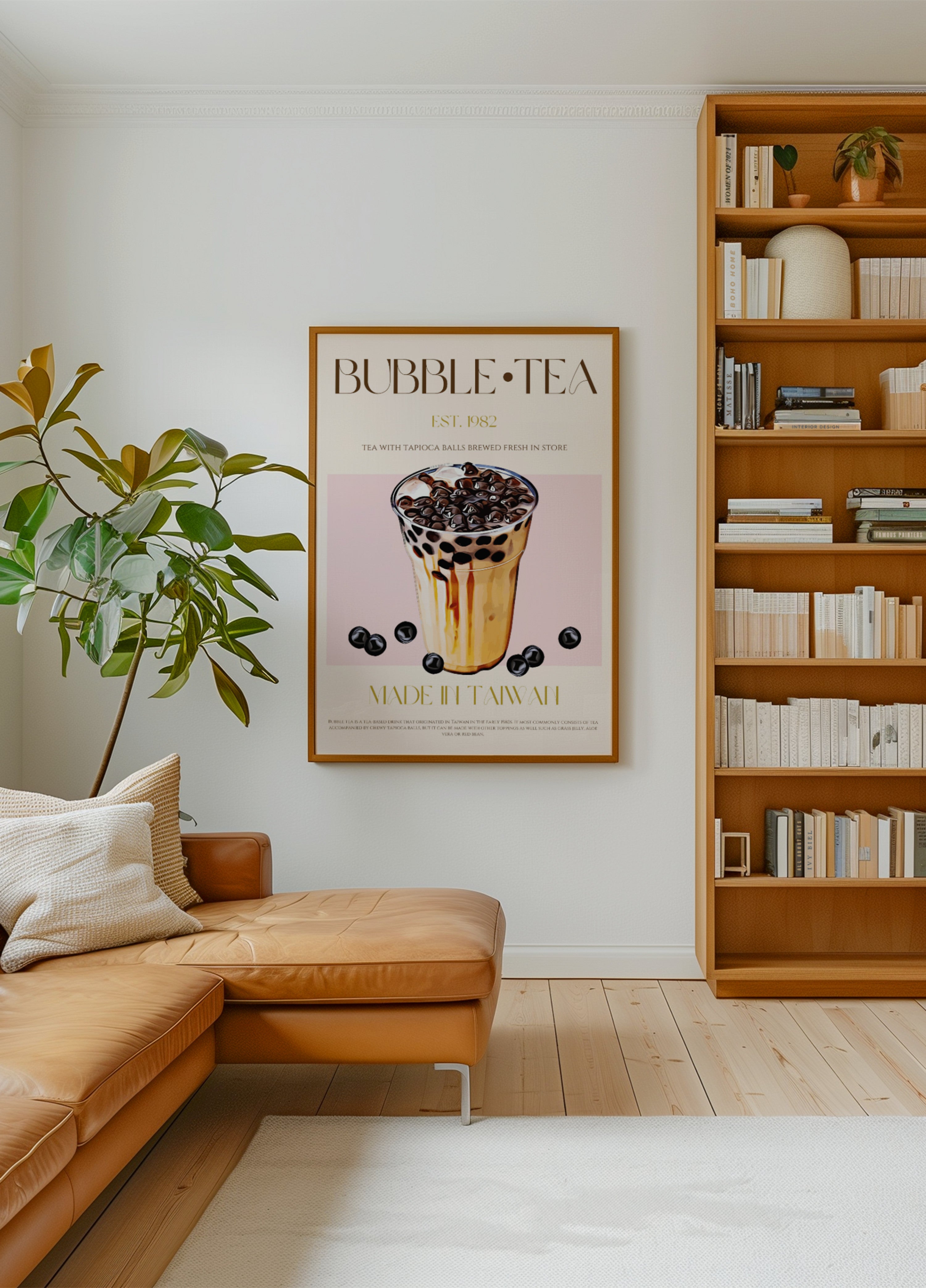 Eisgekühlter Bubble Tea