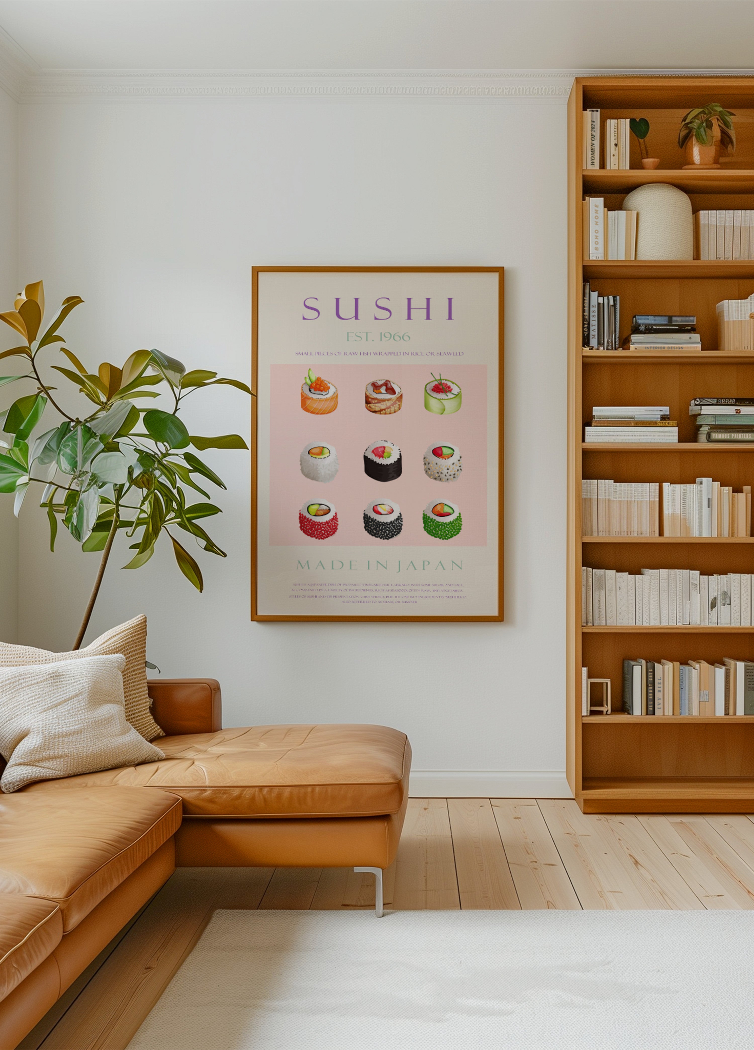 Japanische Sushi-Sammlung