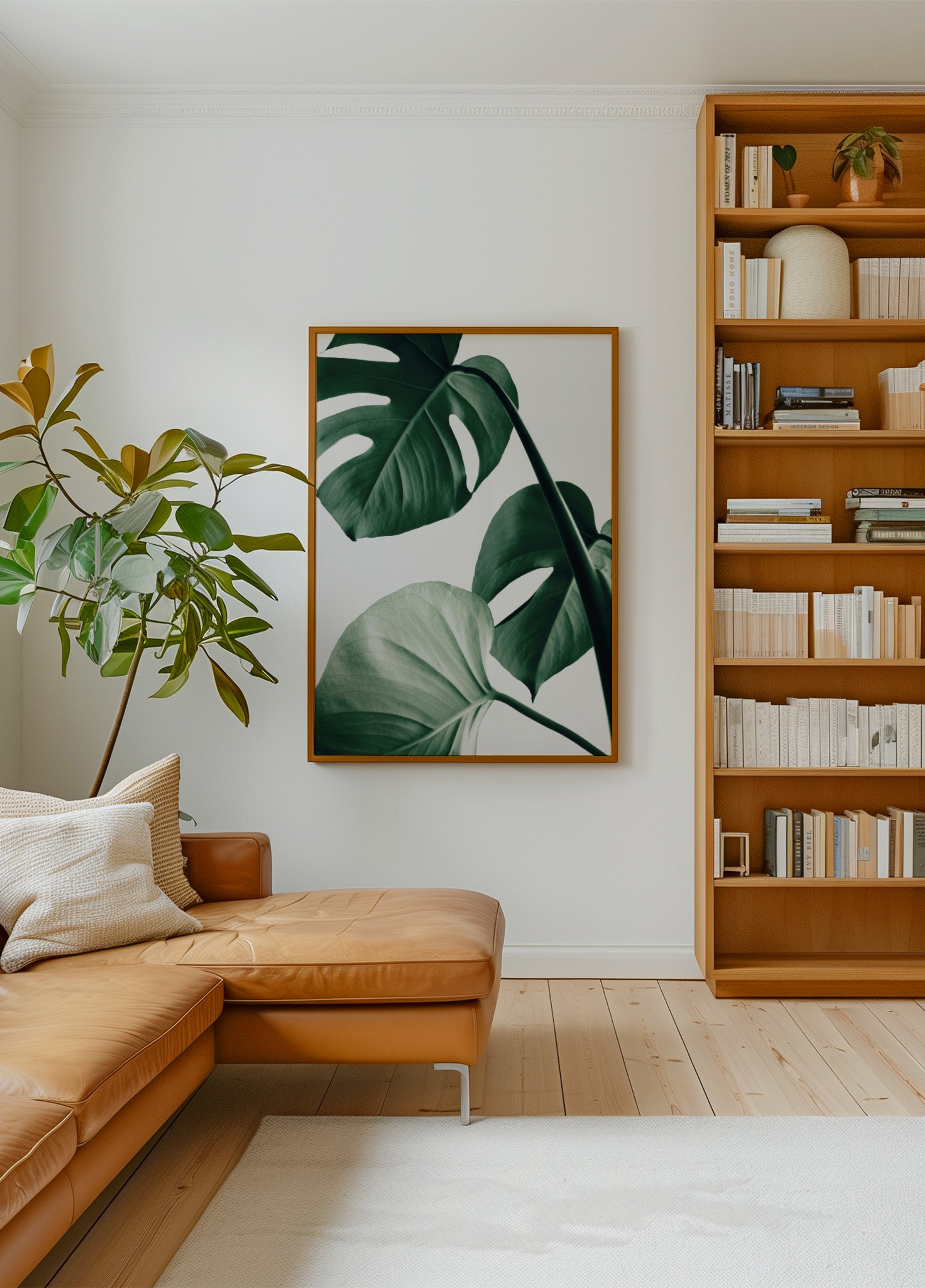 Üppige Monstera-Blätter