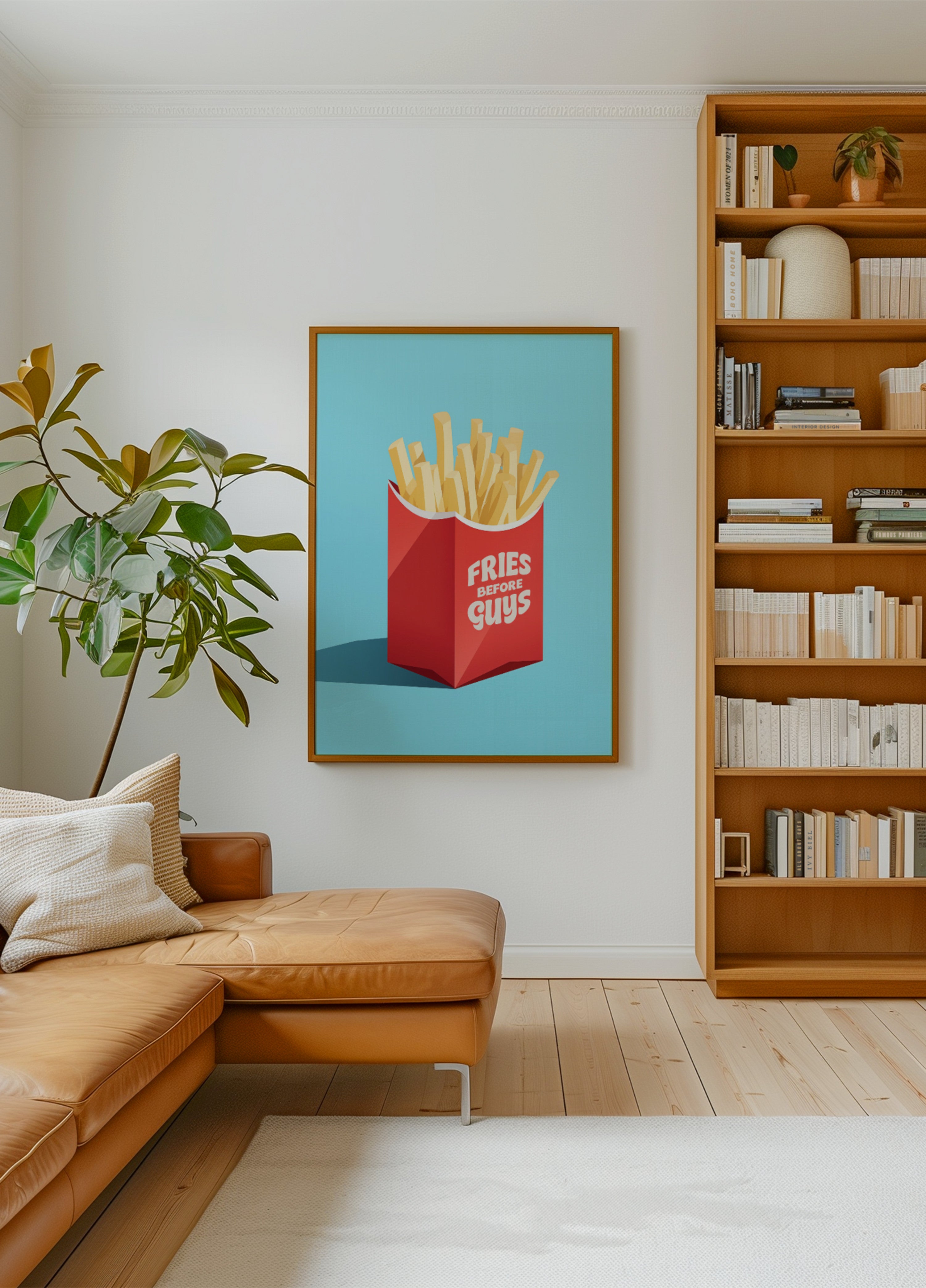 Pommes vor Jungs