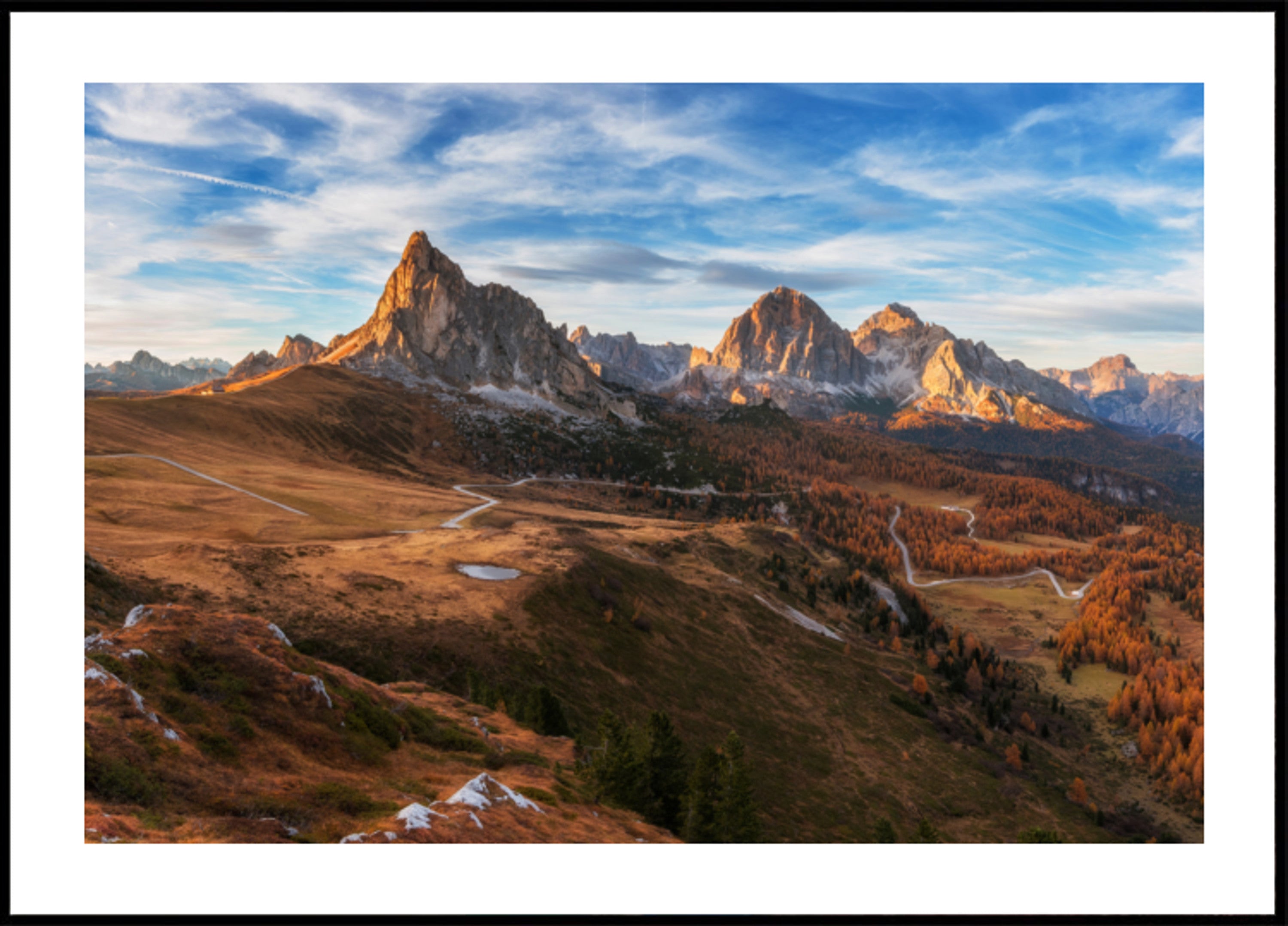 Goldene Herbstberge