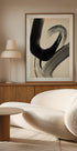 Brushstroke Whirl Plakat - Posterbox