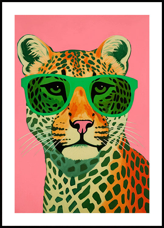 Cool Cat Portrait Plakat - Posterbox