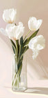 Elegant White Blooms Plakat - Posterbox