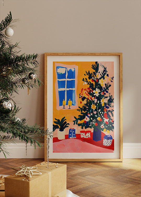 Festive Cozy Corner Plakat - Posterbox