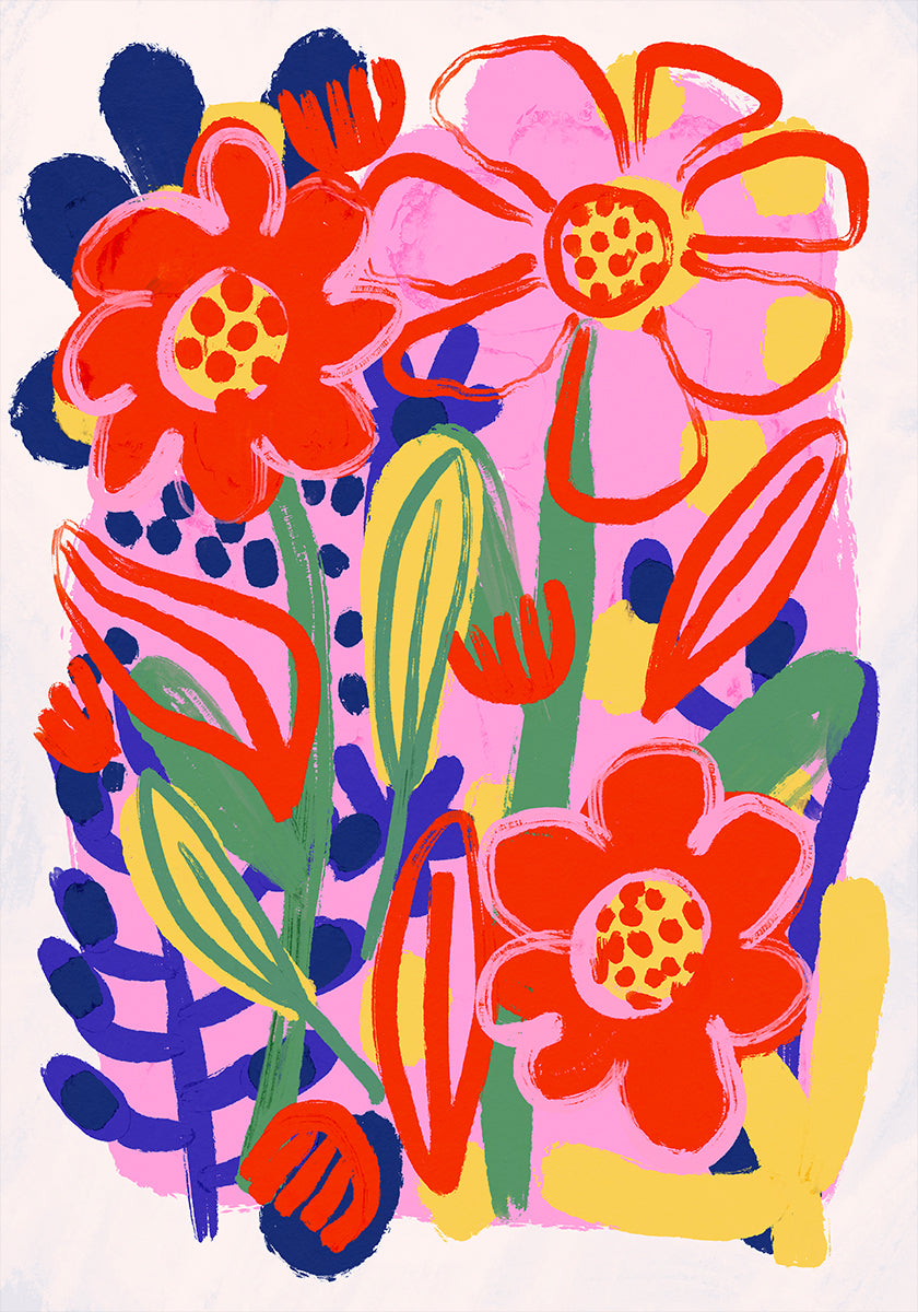 Floral Joyburst - Posterbox