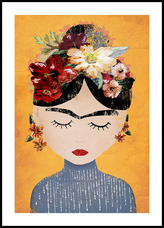 Floral Serenity Plakat - Posterbox