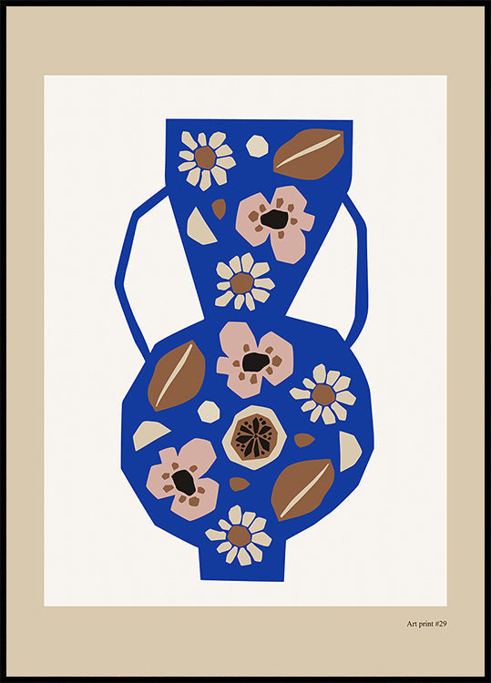 Floral Vase Harmony - Posterbox