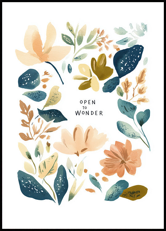 Floral Whimsy Bloom - Posterbox