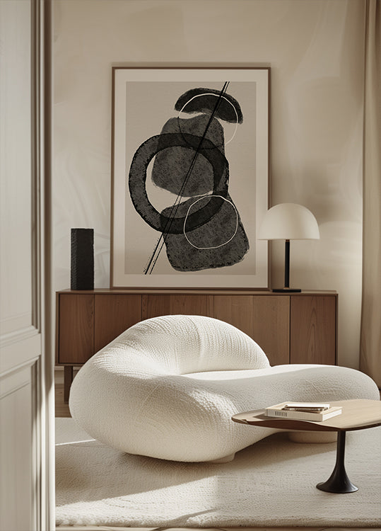 Monochrome Circles - Posterbox