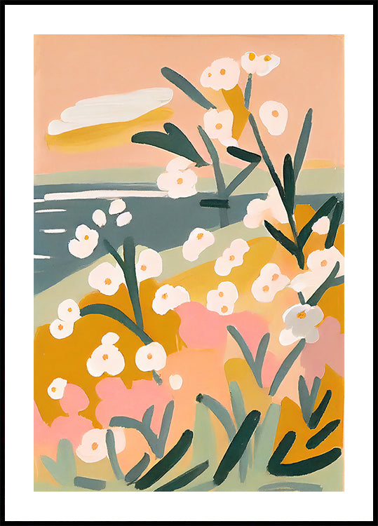 Petals by the Shore Plakat - Posterbox