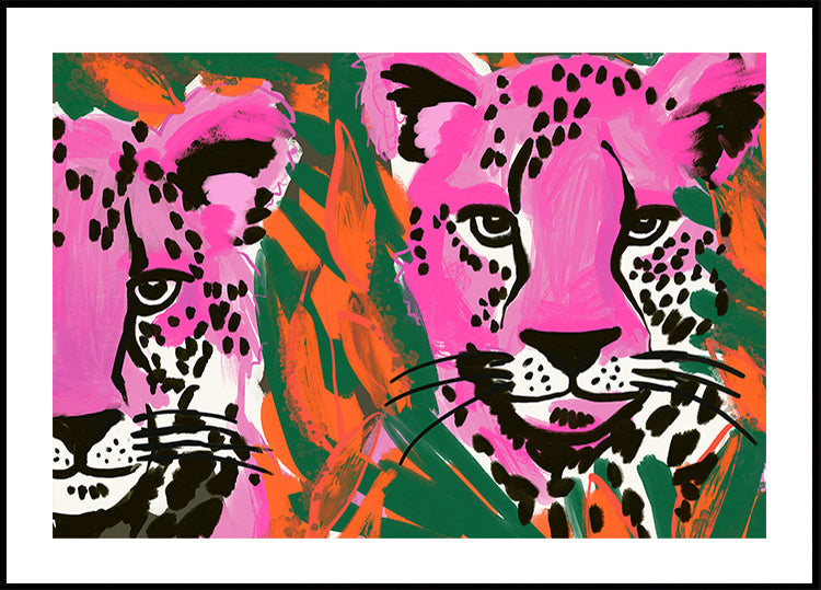Pink Cheetah Duo - Posterbox