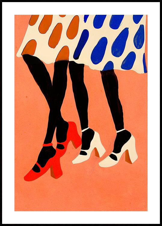 Polka Dot Steps - Posterbox