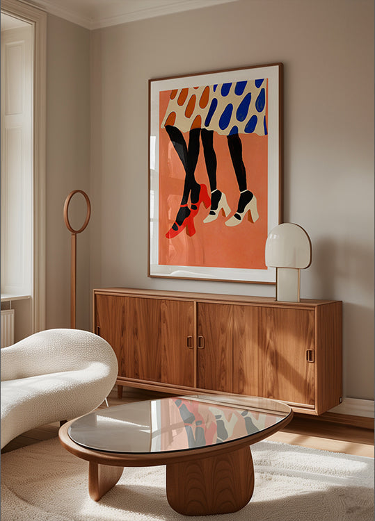 Polka Dot Steps - Posterbox