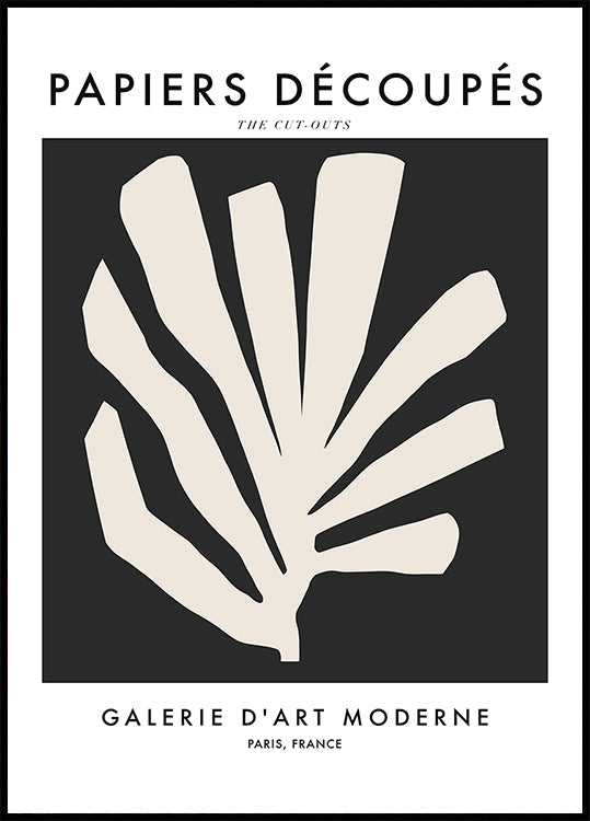 Silhouette Leaves Plakat - Posterbox
