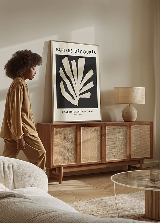Silhouette Leaves Plakat - Posterbox