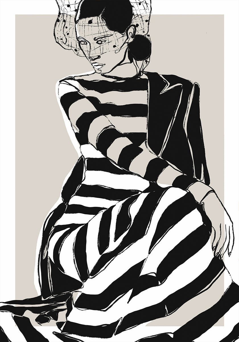 Striped Elegance - Posterbox