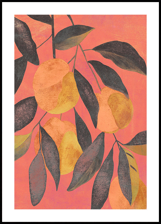 Vibrant Pear Grove - Posterbox