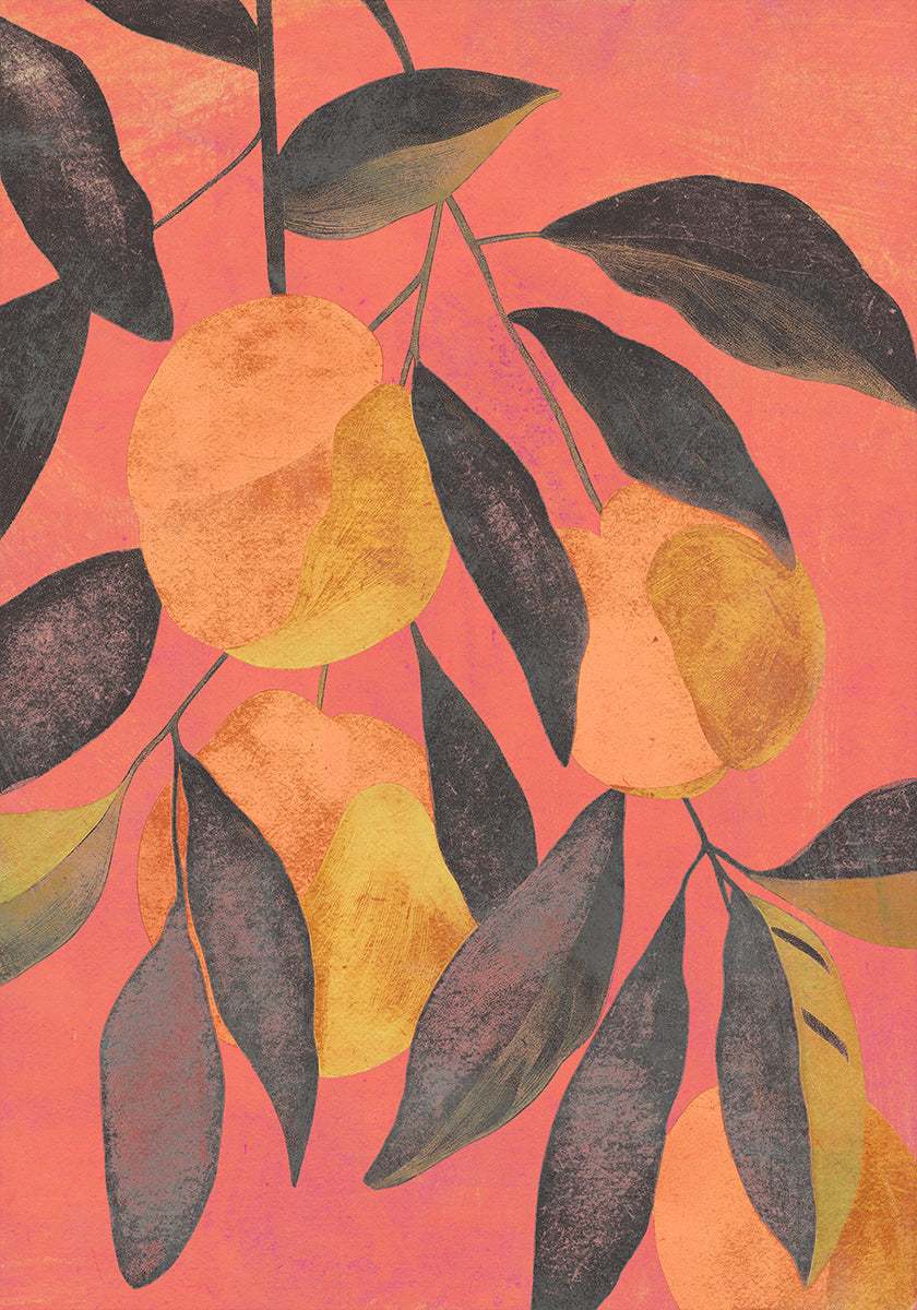 Vibrant Pear Grove - Posterbox