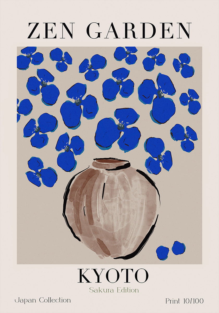 Cerulean Blossoms (NEW) - Posterbox