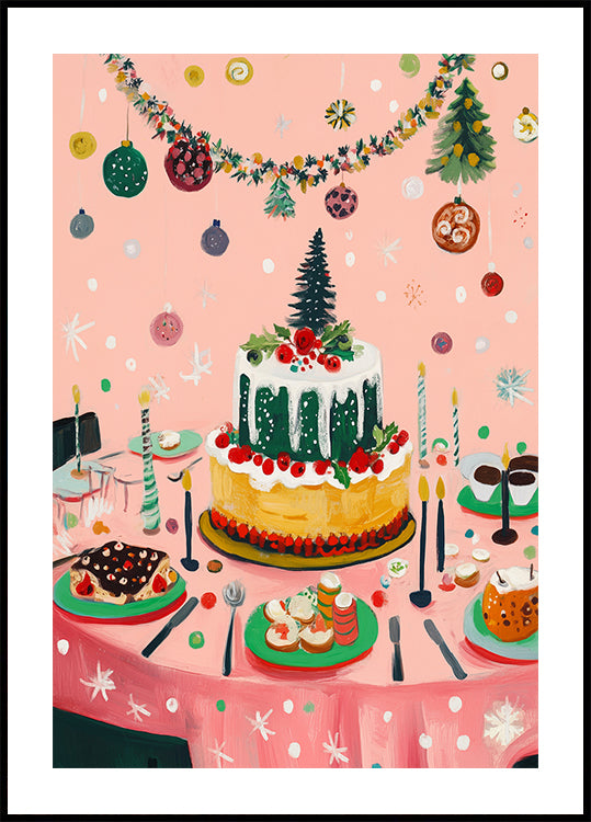 Christmasdinnerno01 Plakat - Posterbox
