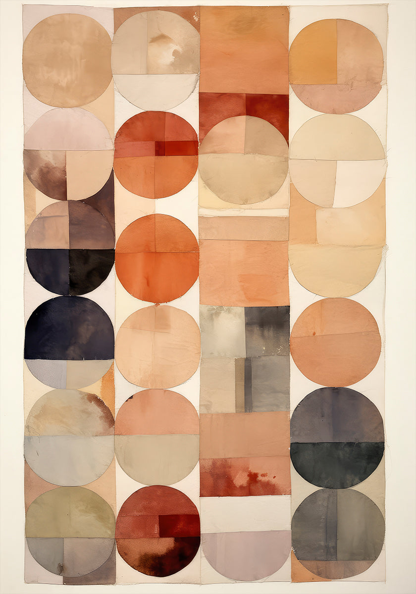 Earthy Geometric Flow (NEW) - Posterbox