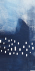 Blue Hues And White Rectangular Elements - Posterbox
