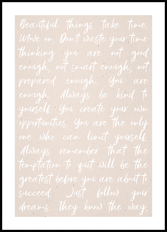 Motivational Quotes Plakat - Posterbox