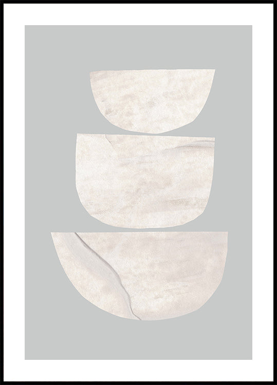 Textured Organic Shapes - Posterbox
