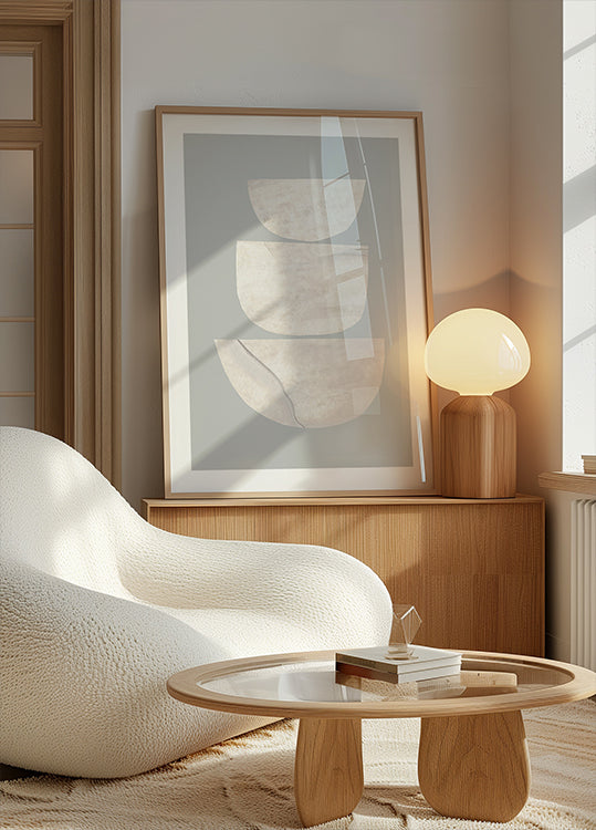 Textured Organic Shapes - Posterbox