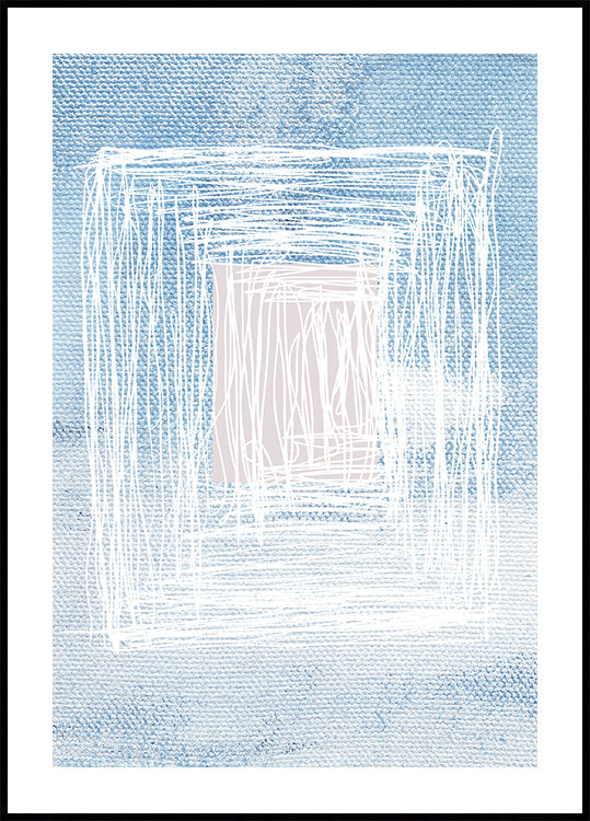 White Linear Patterns With Geometric Design - Posterbox