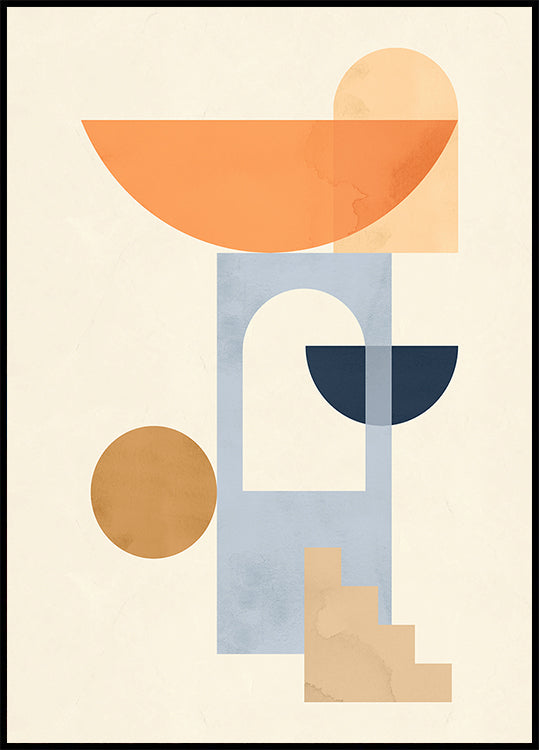 Geometric composition 7 Plakat - Posterbox