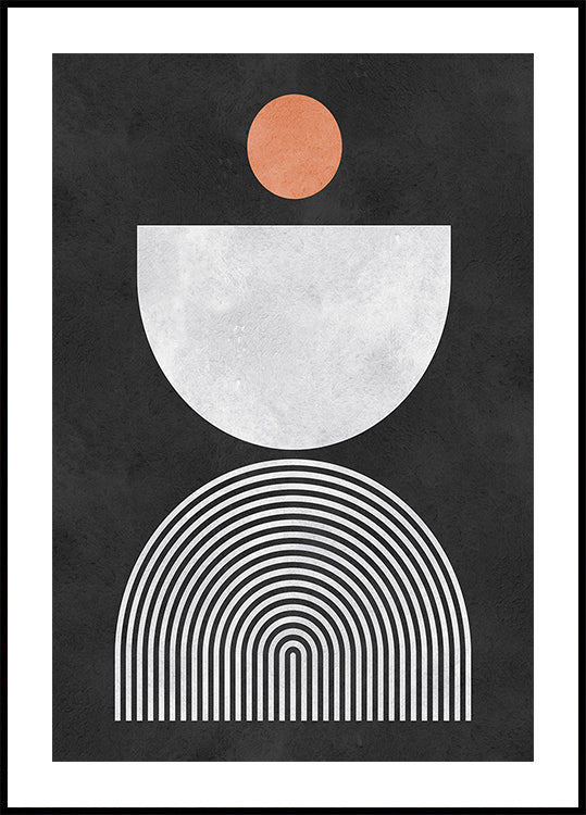 Lines and circles 10 Plakat - Posterbox