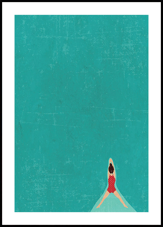 Open Water (brunette) - Posterbox