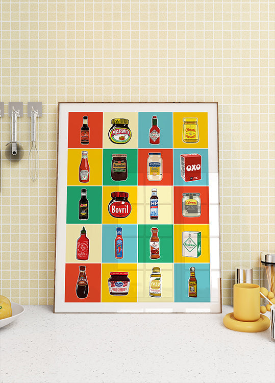 Taxonomy of Condiments - Posterbox