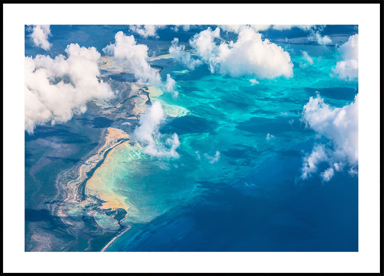 Sand Beach meets ocean - Posterbox
