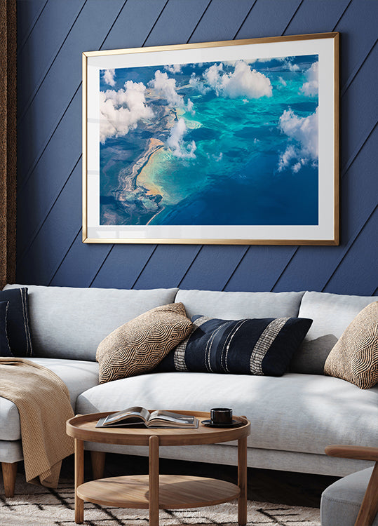 Sand Beach meets ocean - Posterbox